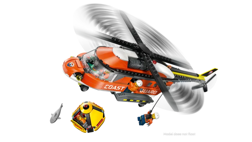 LEGO City 60503 Helikoptéra pobrežnej hliadky