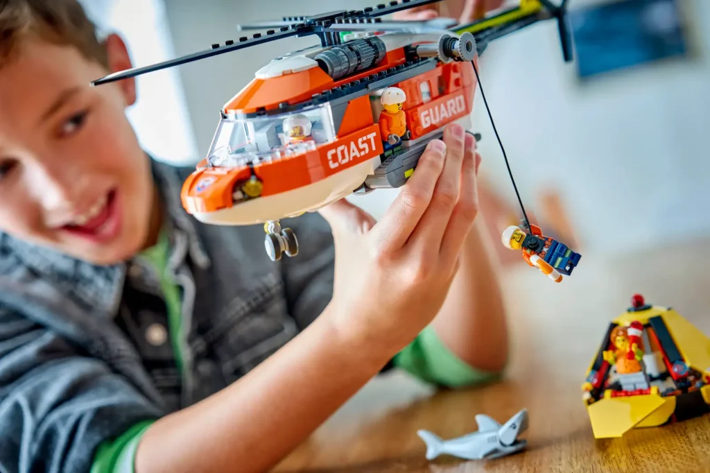 LEGO City 60503 Helikoptéra pobrežnej hliadky