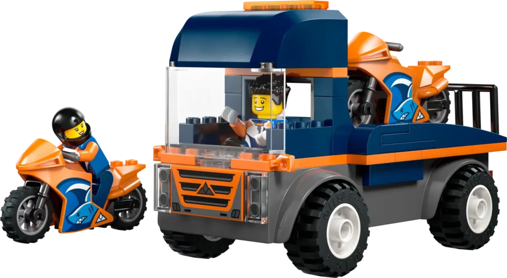 LEGO City 60491 Kamión na prepravu motoriek