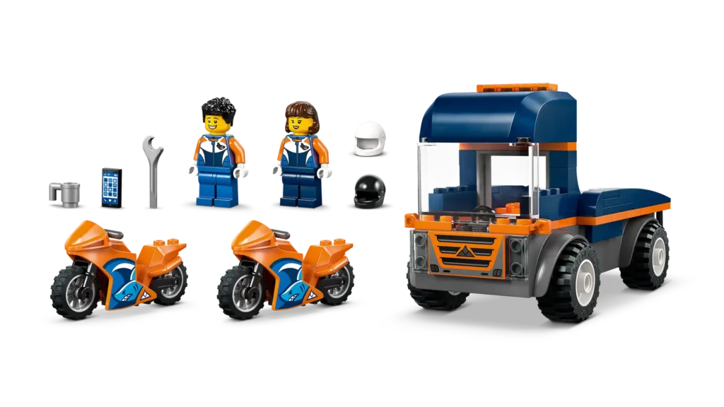 LEGO City 60491 Kamión na prepravu motoriek