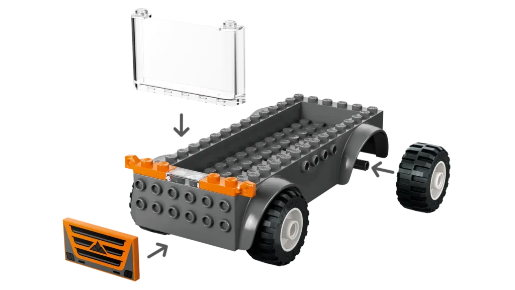 LEGO City 60491 Kamión na prepravu motoriek