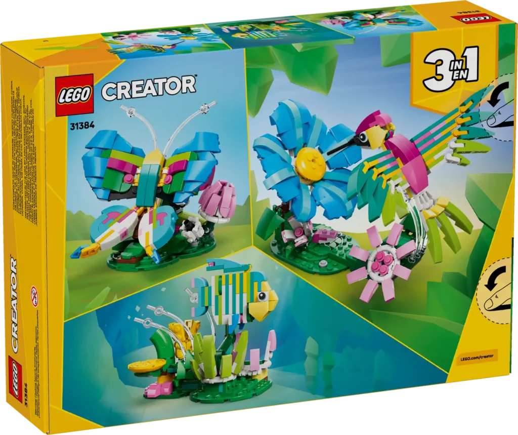 LEGO Creator 3v1 31384 Divoké zvieratá: Farebný kolibrík