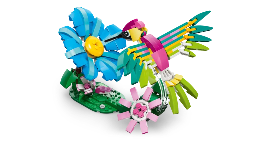 LEGO Creator 3v1 31384 Divoké zvieratá: Farebný kolibrík