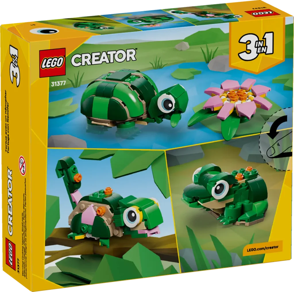 LEGO Creator 3v1 31377 Korytnačka s leknom