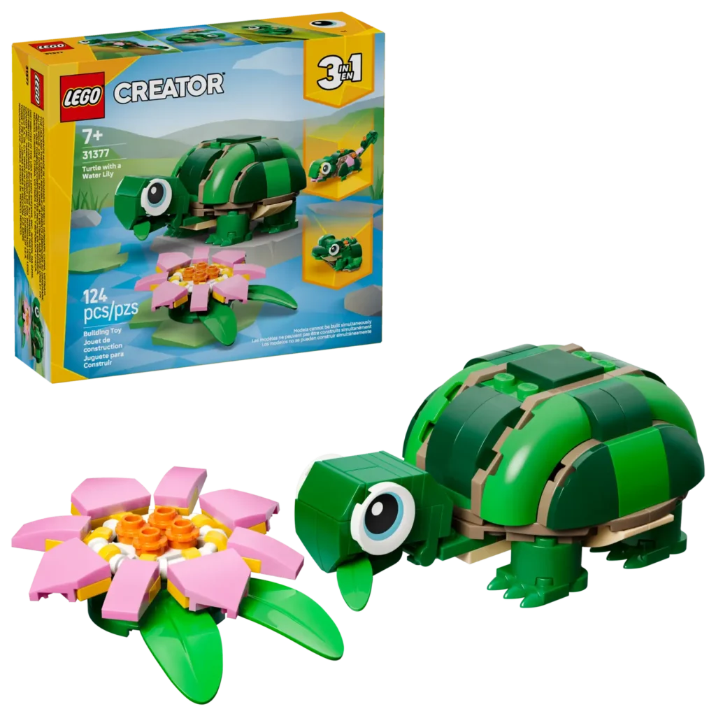 LEGO Creator 3v1 31377 Korytnačka s leknom