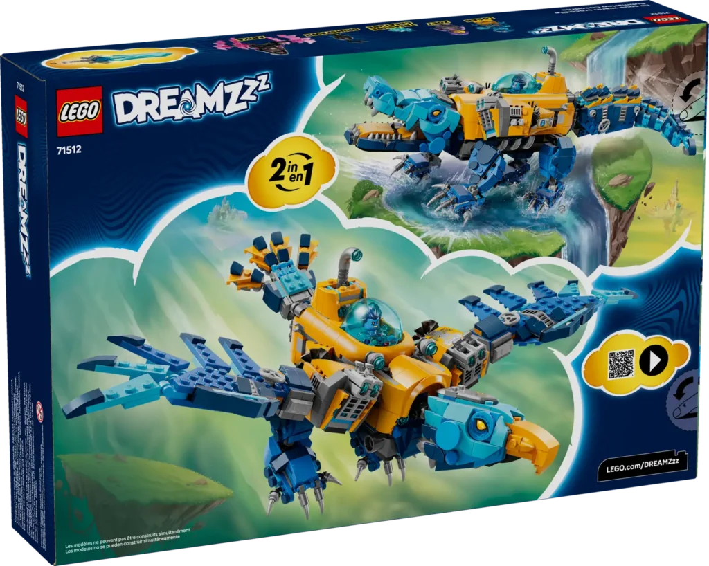 LEGO Dreamzzz 71512 Krokodília ponorka