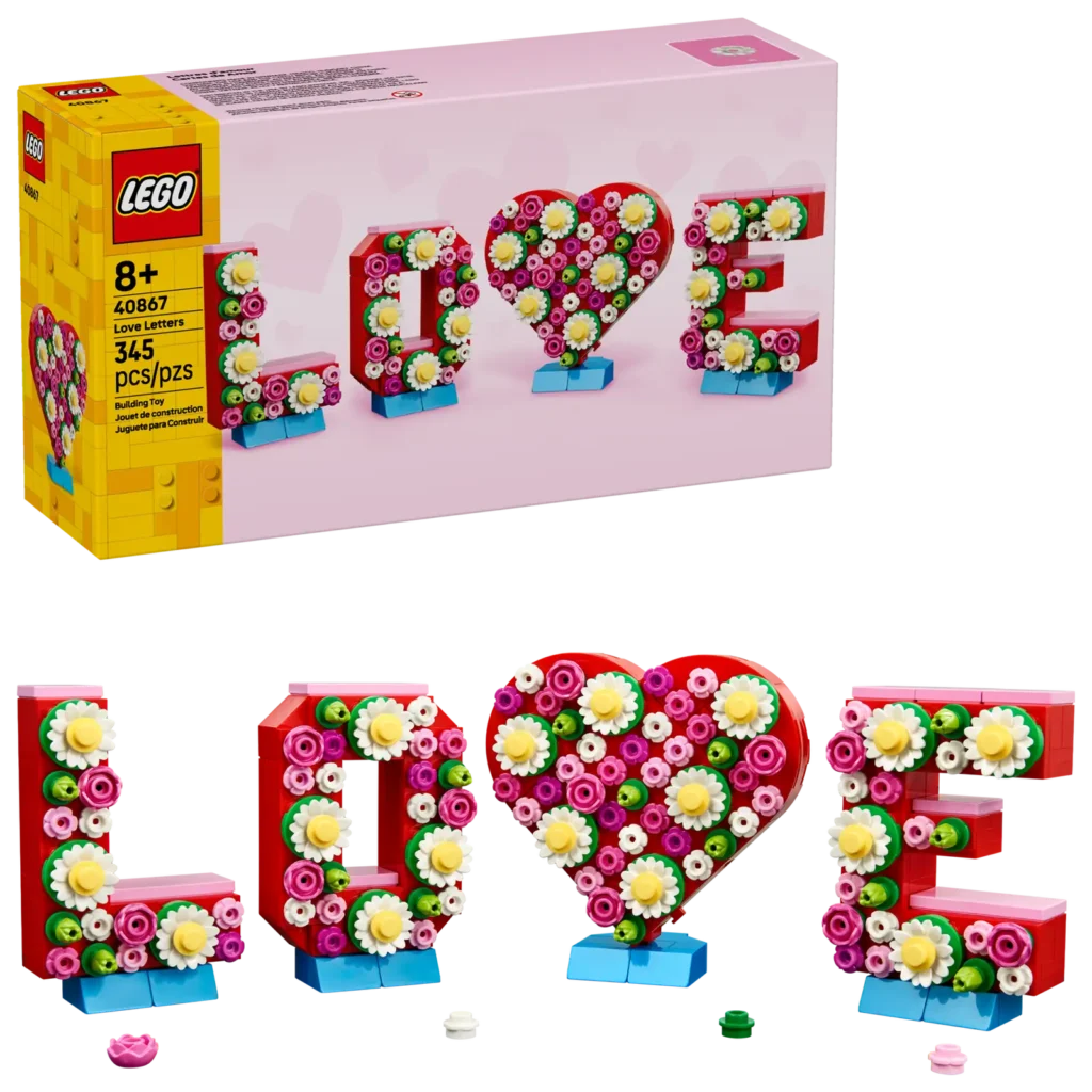 LEGO 40867 Písmená plné lásky
