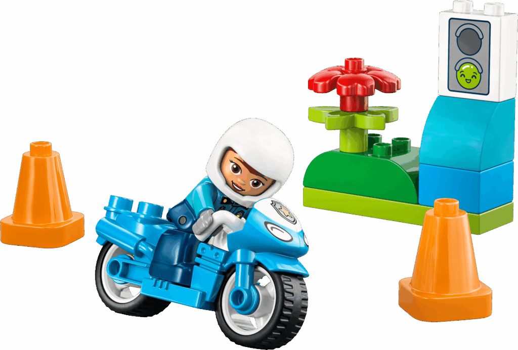 LEGO Duplo 10471 Modrá policajná motorka