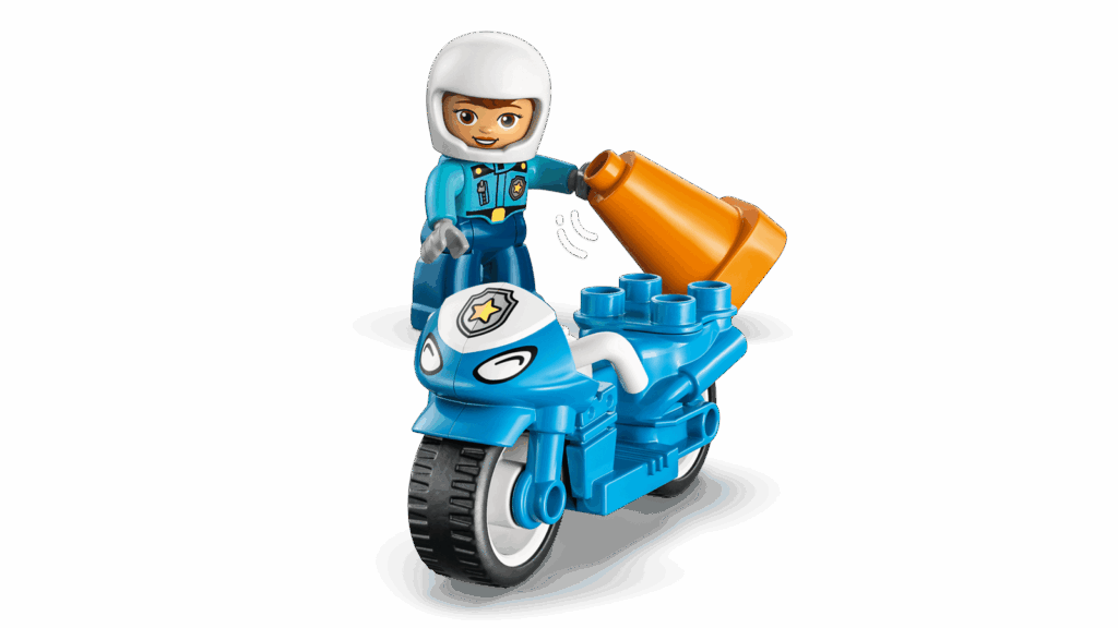 LEGO Duplo 10471 Modrá policajná motorka
