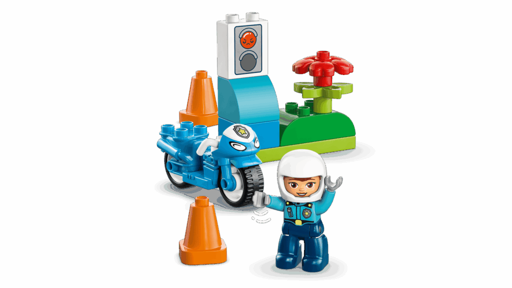 LEGO Duplo 10471 Modrá policajná motorka