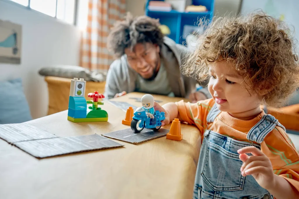 LEGO Duplo 10471 Modrá policajná motorka