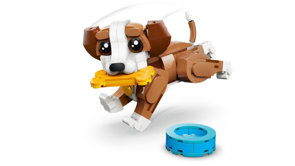 LEGO Creator 3v1 31382 Roztomilé zvieratká: Hravé šteniatko