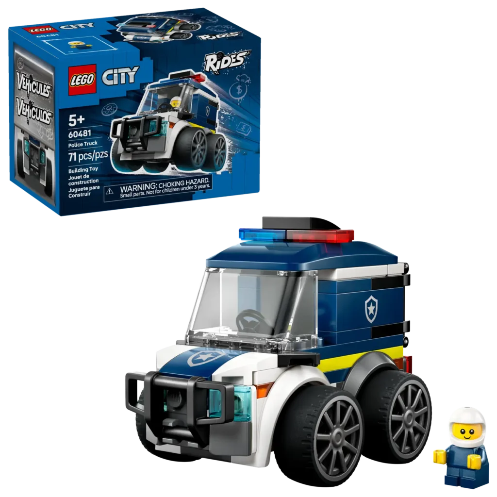 LEGO City 60481 Autíčka – Policajná dodávka