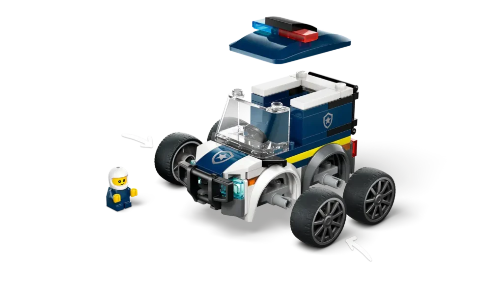 LEGO City 60481 Autíčka – Policajná dodávka