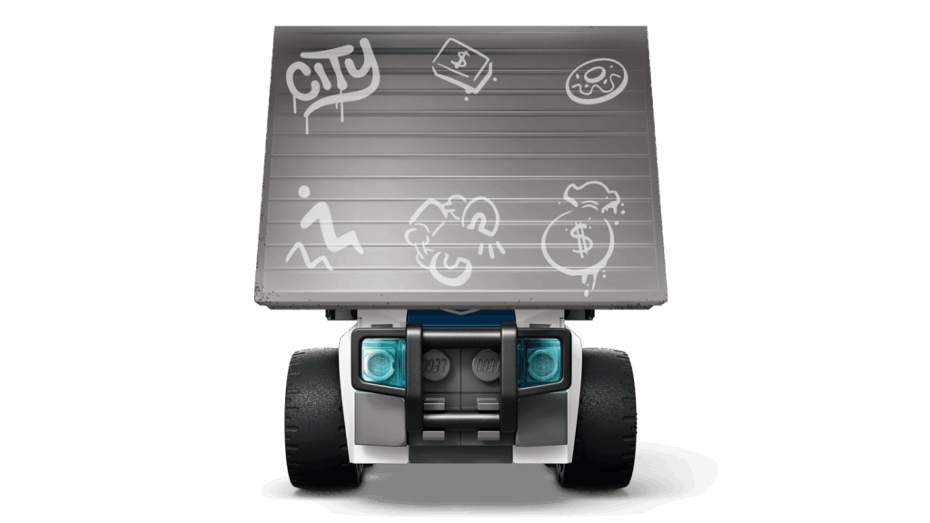 LEGO City 60481 Autíčka – Policajná dodávka