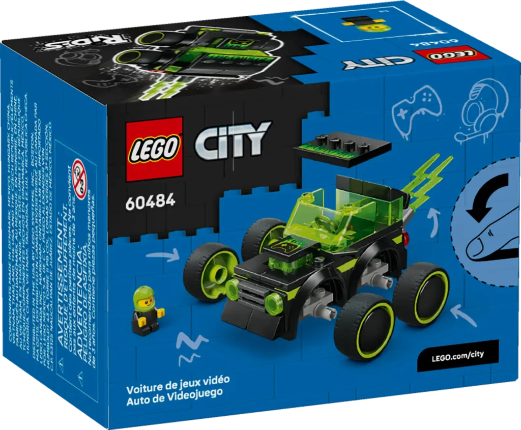 LEGO City 60484 Autíčka – Herné pretekárske auto
