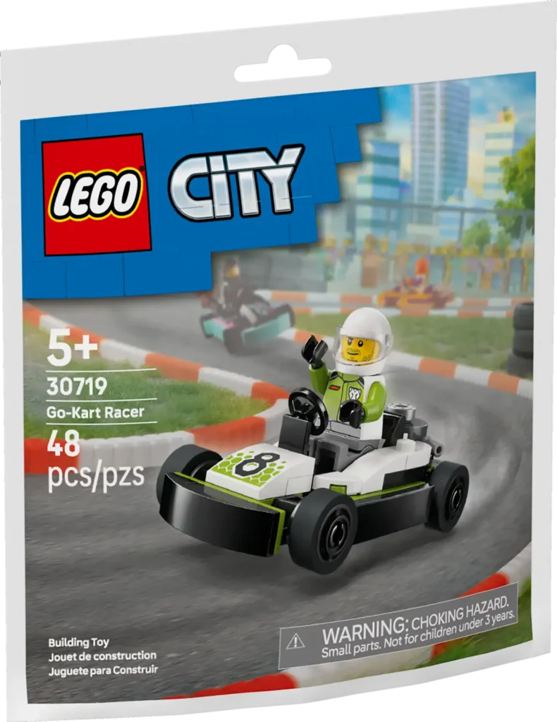 LEGO City 30719 Pretekár v motokáre