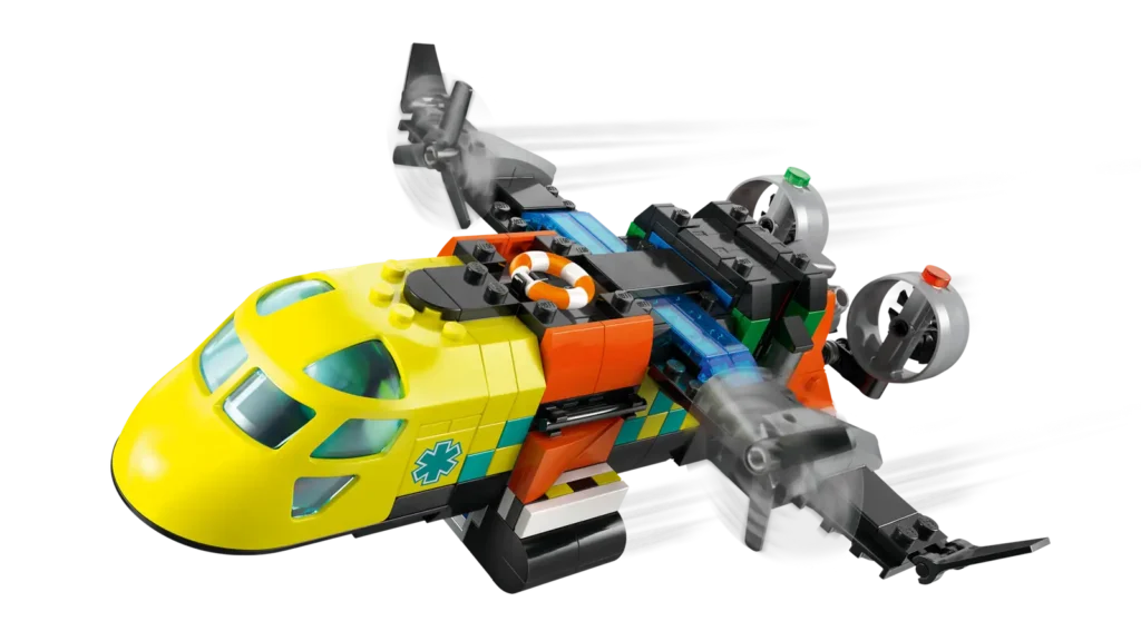 LEGO City 60505 Remix: Lietadlo, servisné vozidlo a vznášadlo