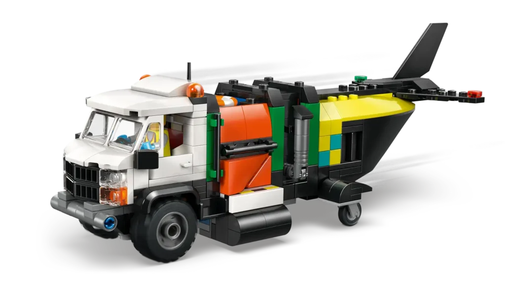 LEGO City 60505 Remix: Lietadlo, servisné vozidlo a vznášadlo