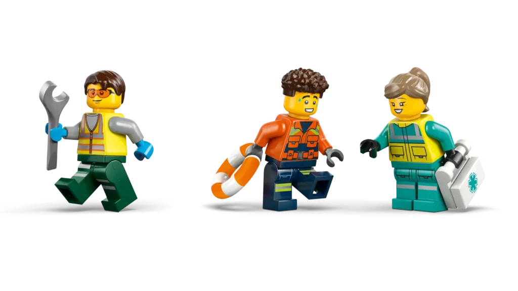 LEGO City 60505 Remix: Lietadlo, servisné vozidlo a vznášadlo