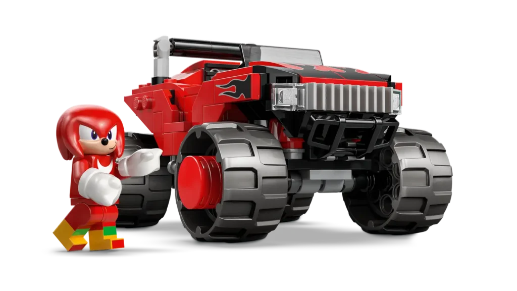 LEGO Sonic the Hedgehog 77118 Silver a jeho auto vs. Knuckles a jeho monster truck