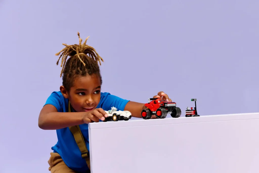 LEGO Sonic the Hedgehog 77118 Silver a jeho auto vs. Knuckles a jeho monster truck