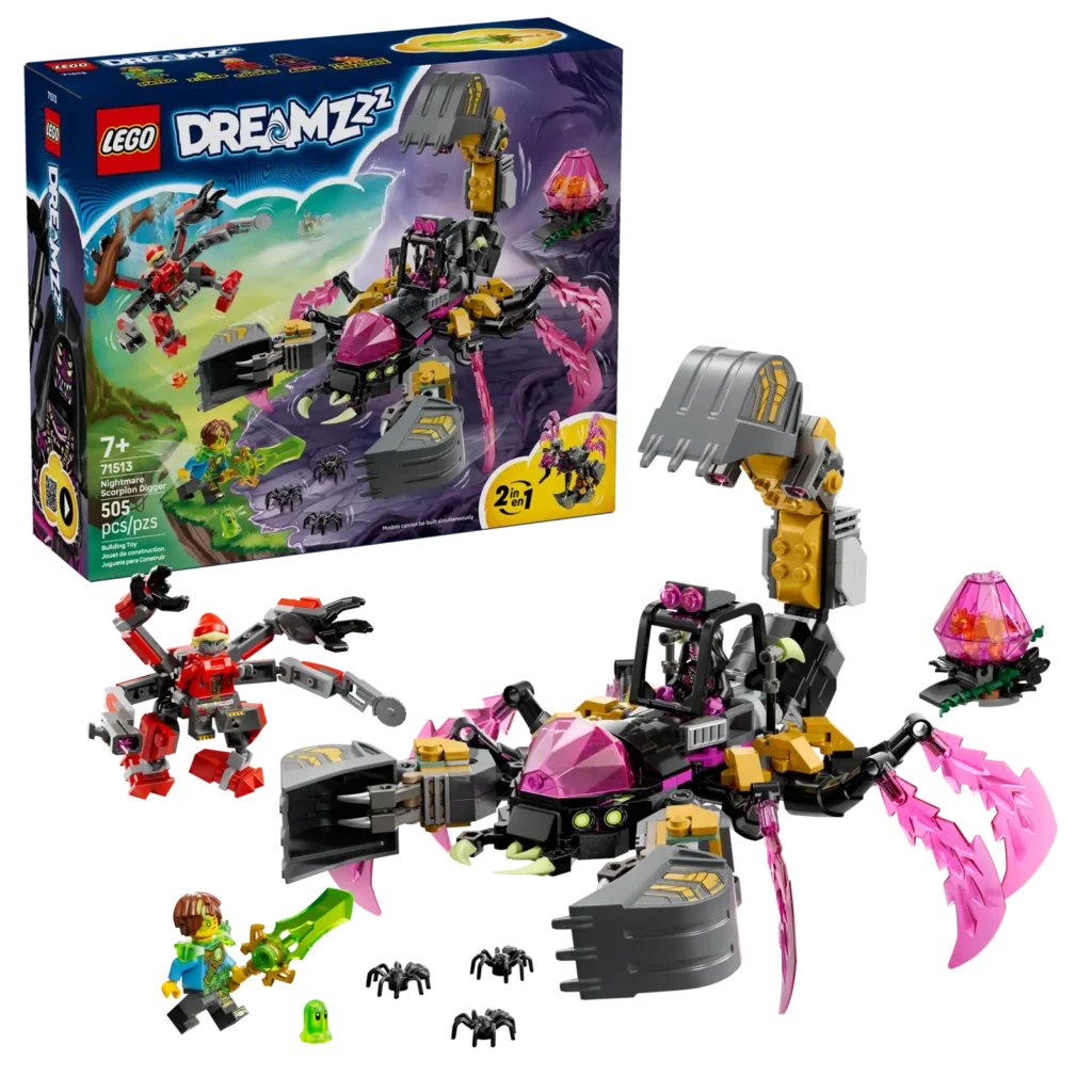 LEGO Dreamzzz 71513 Škorpiónie rýpadlo z nočných môr