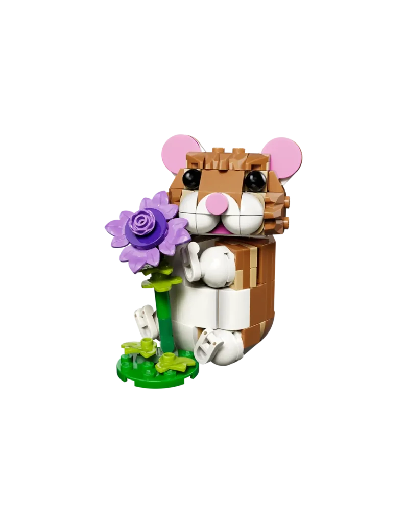 LEGO Creator 3v1 31376 Roztomilý škrečok s kvetinou