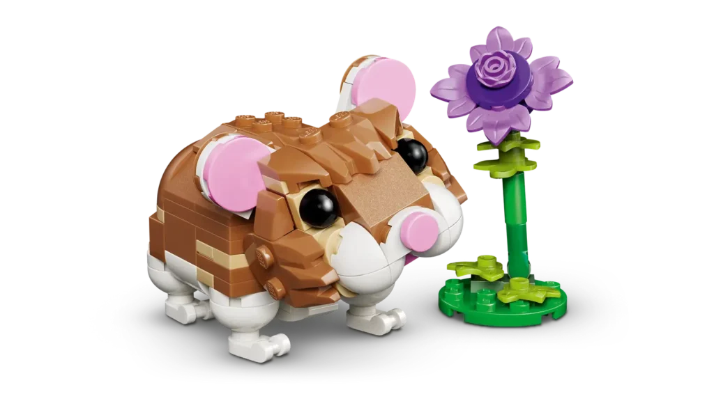 LEGO Creator 3v1 31376 Roztomilý škrečok s kvetinou