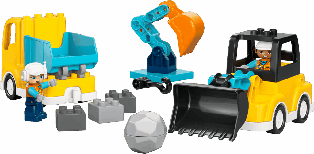 LEGO Duplo 10475 Vozidlá na stavbe 3 v 1