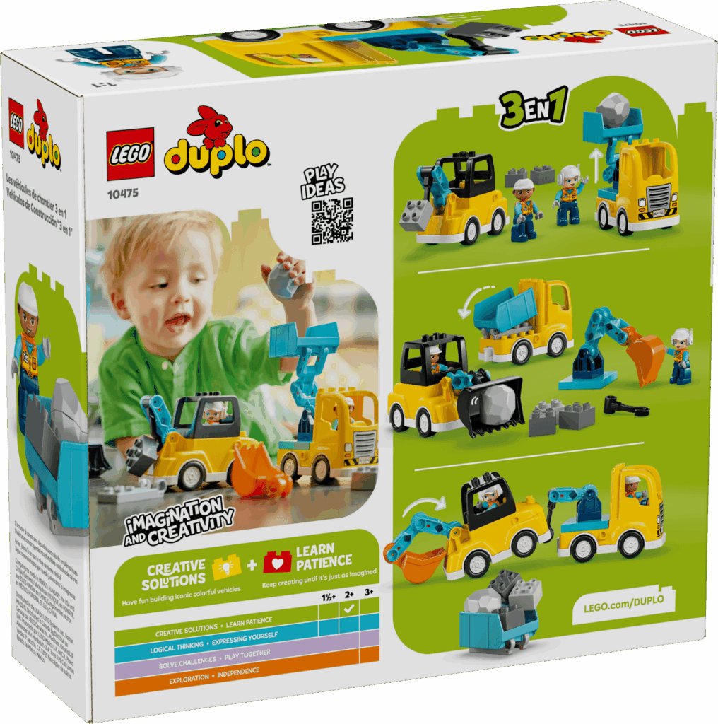 LEGO Duplo 10475 Vozidlá na stavbe 3 v 1