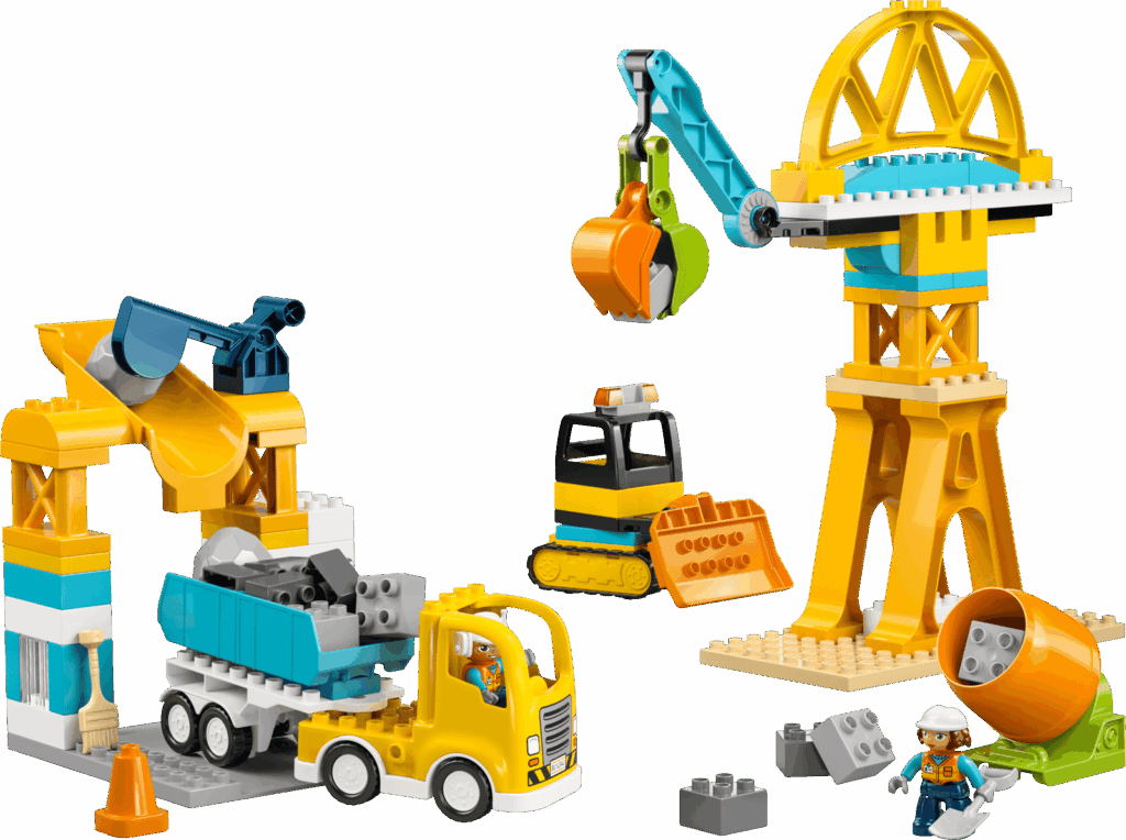 LEGO Duplo 10476 Stavenisko a vozidlá 3 v 1