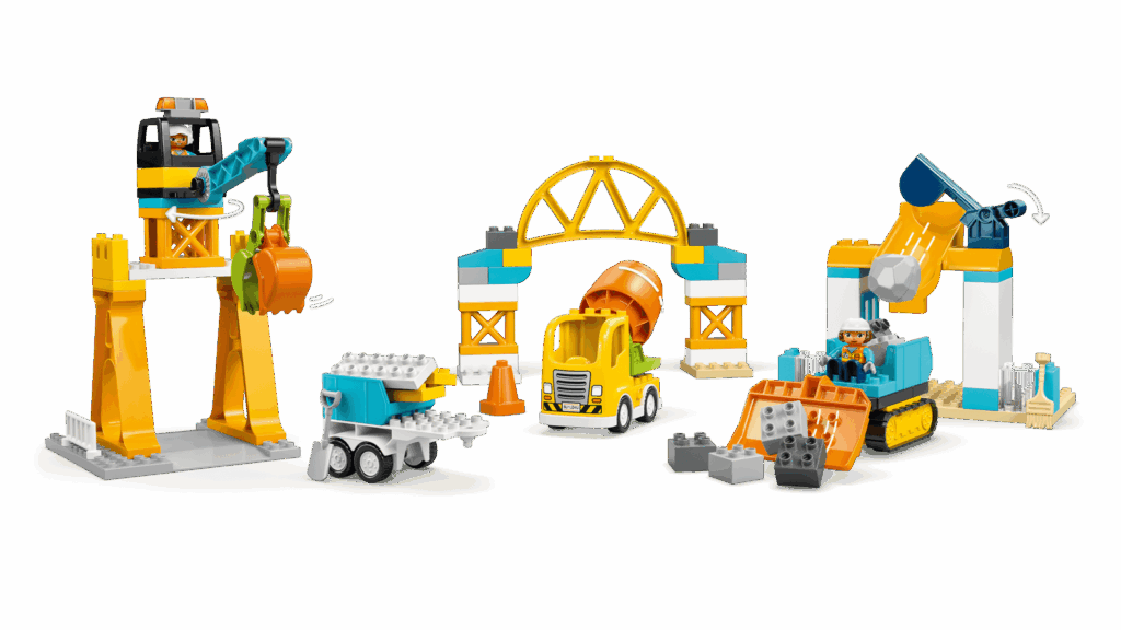 LEGO Duplo 10476 Stavenisko a vozidlá 3 v 1