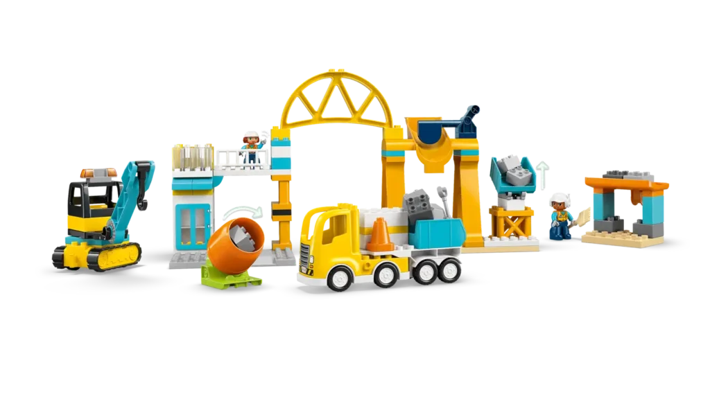 LEGO Duplo 10476 Stavenisko a vozidlá 3 v 1