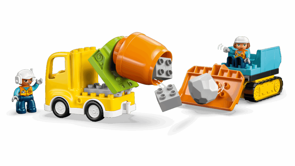 LEGO Duplo 10476 Stavenisko a vozidlá 3 v 1