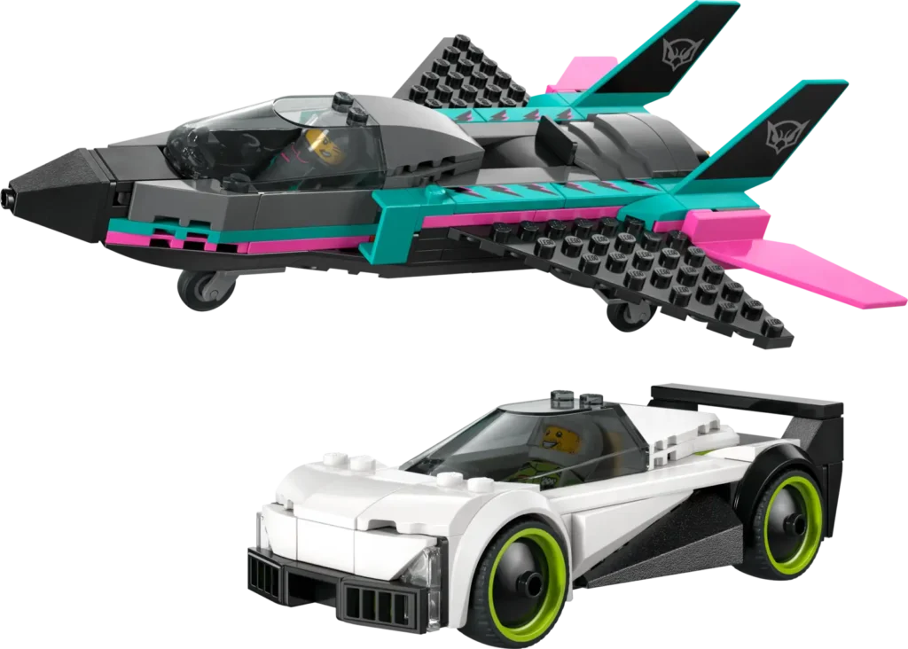 LEGO City 60489 Stíhačka vs. auto