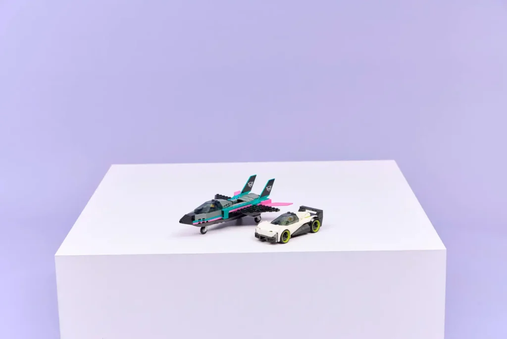 LEGO City 60489 Stíhačka vs. auto