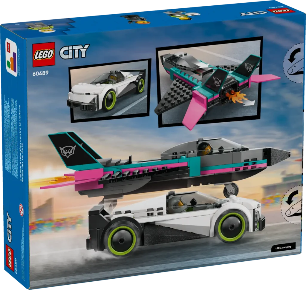 LEGO City 60489 Stíhačka vs. auto
