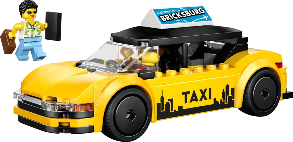 LEGO City 60487 Žltý taxík