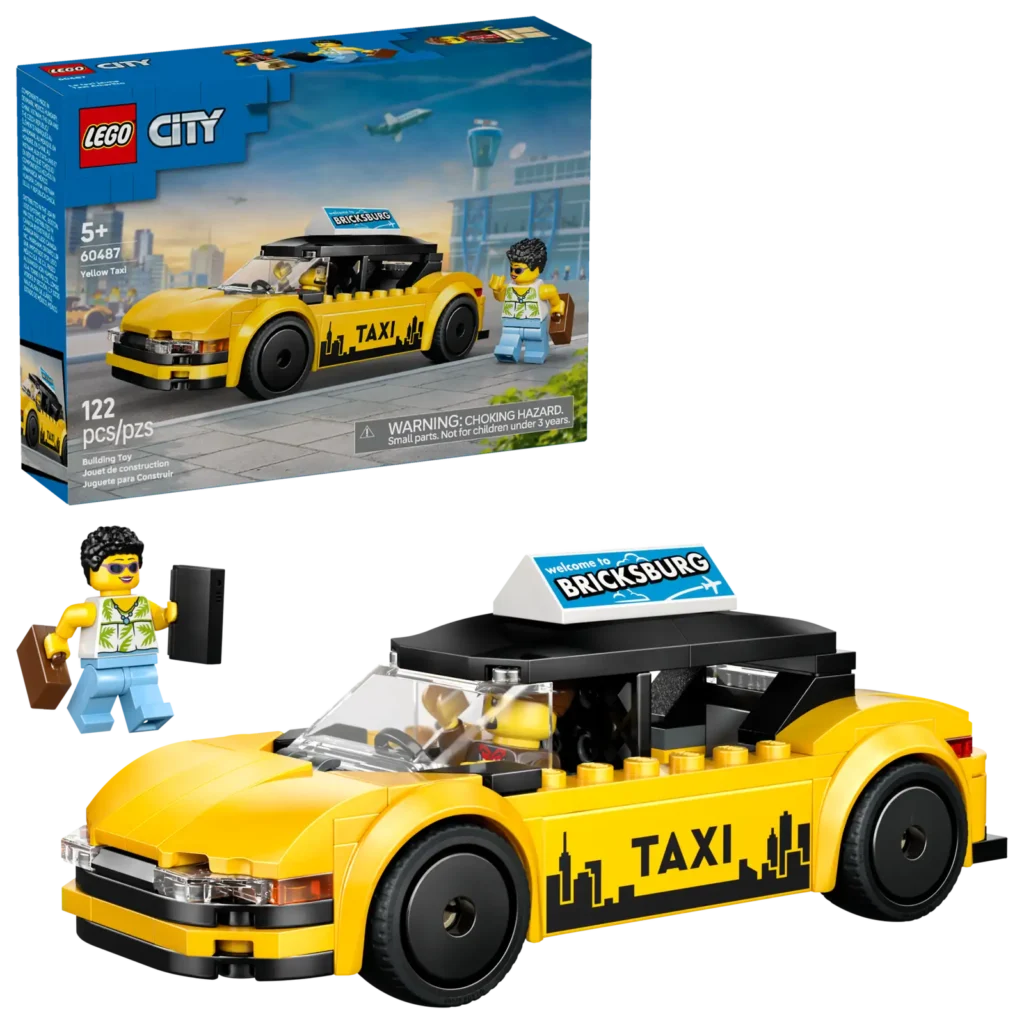 LEGO City 60487 Žltý taxík