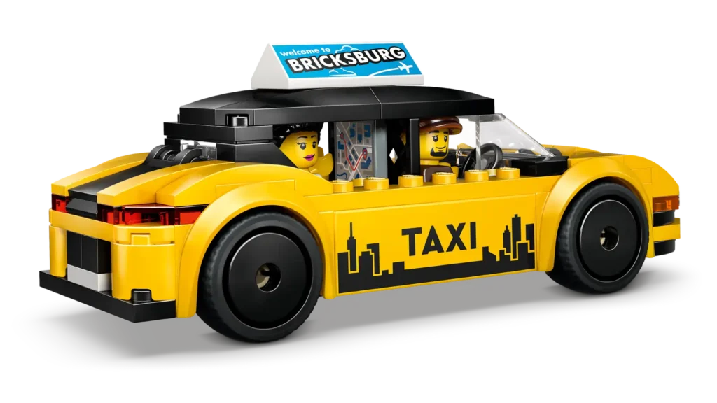 LEGO City 60487 Žltý taxík
