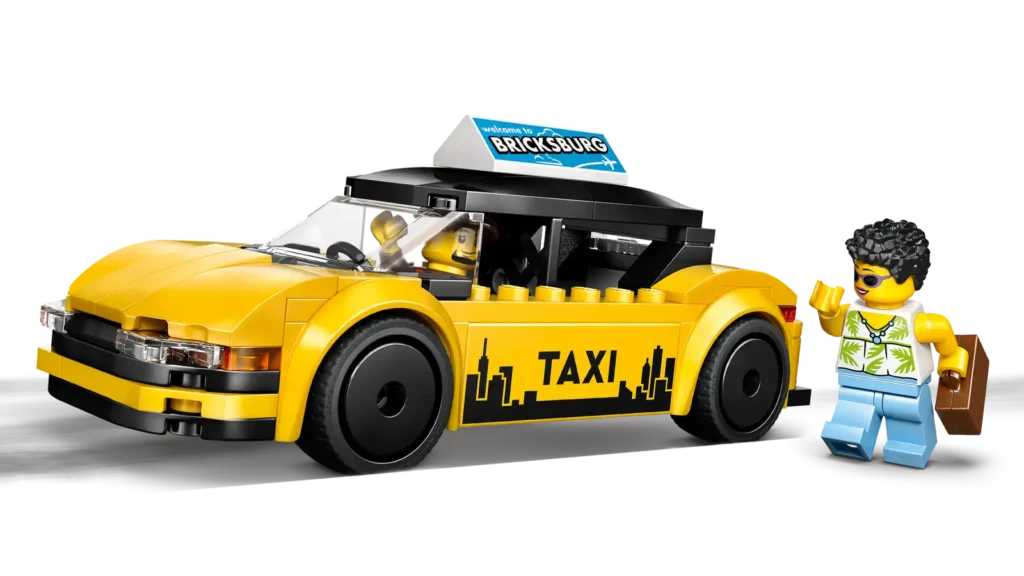 LEGO City 60487 Žltý taxík