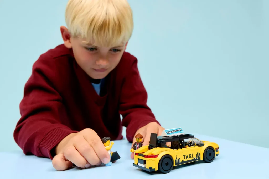 LEGO City 60487 Žltý taxík