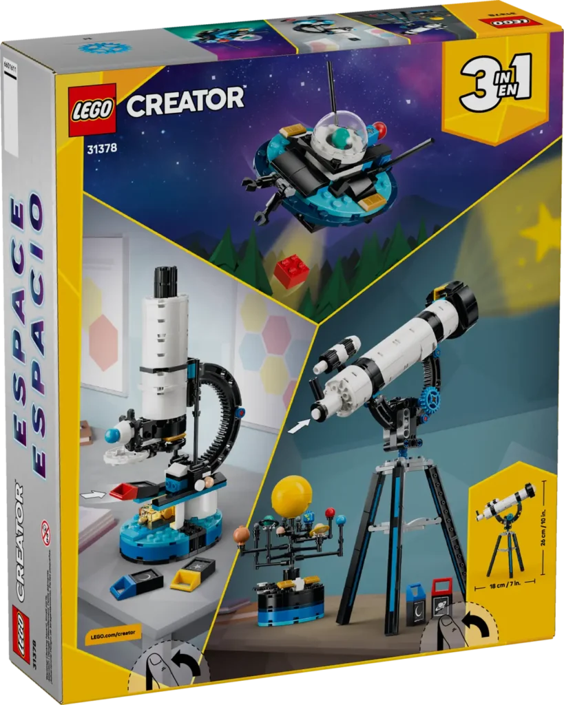 LEGO Creator 3v1 31378 Teleskop na prieskum vesmíru