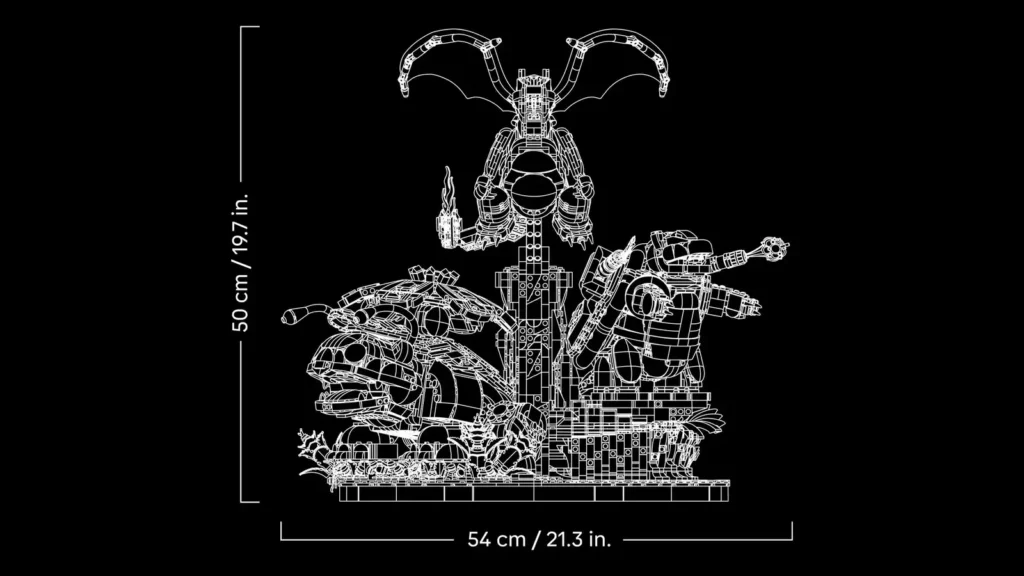 LEGO Pokémon 72153 Venusaur, Charizard a Blastoise