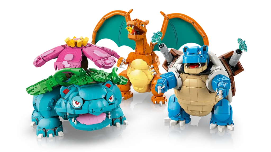 LEGO Pokémon 72153 Venusaur, Charizard a Blastoise