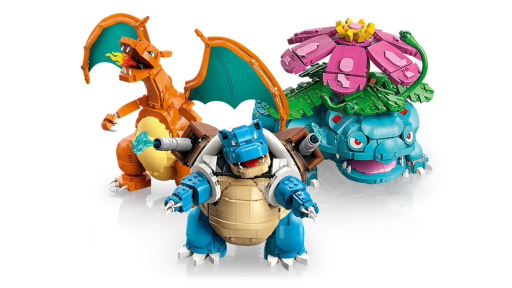 LEGO Pokémon 72153 Venusaur, Charizard a Blastoise