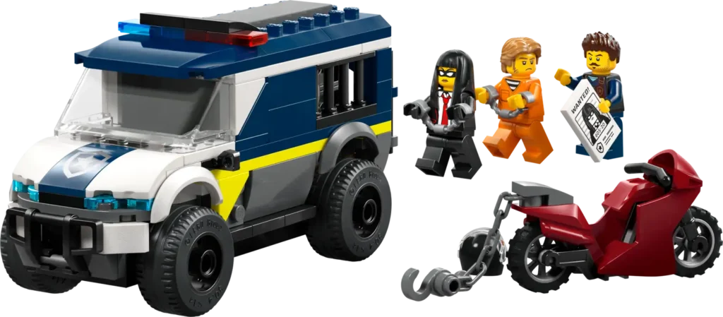 LEGO City 60479 Policajná dodávka na prevoz väzňov