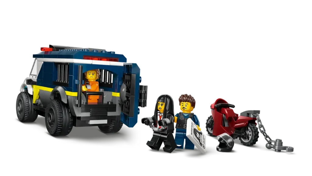 LEGO City 60479 Policajná dodávka na prevoz väzňov