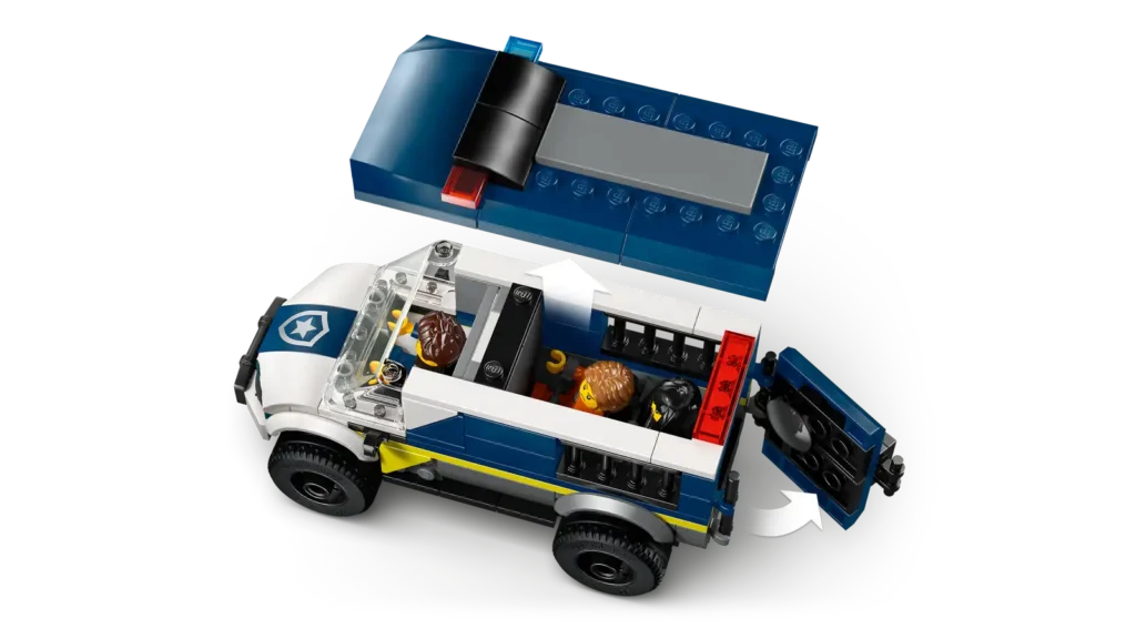 LEGO City 60479 Policajná dodávka na prevoz väzňov